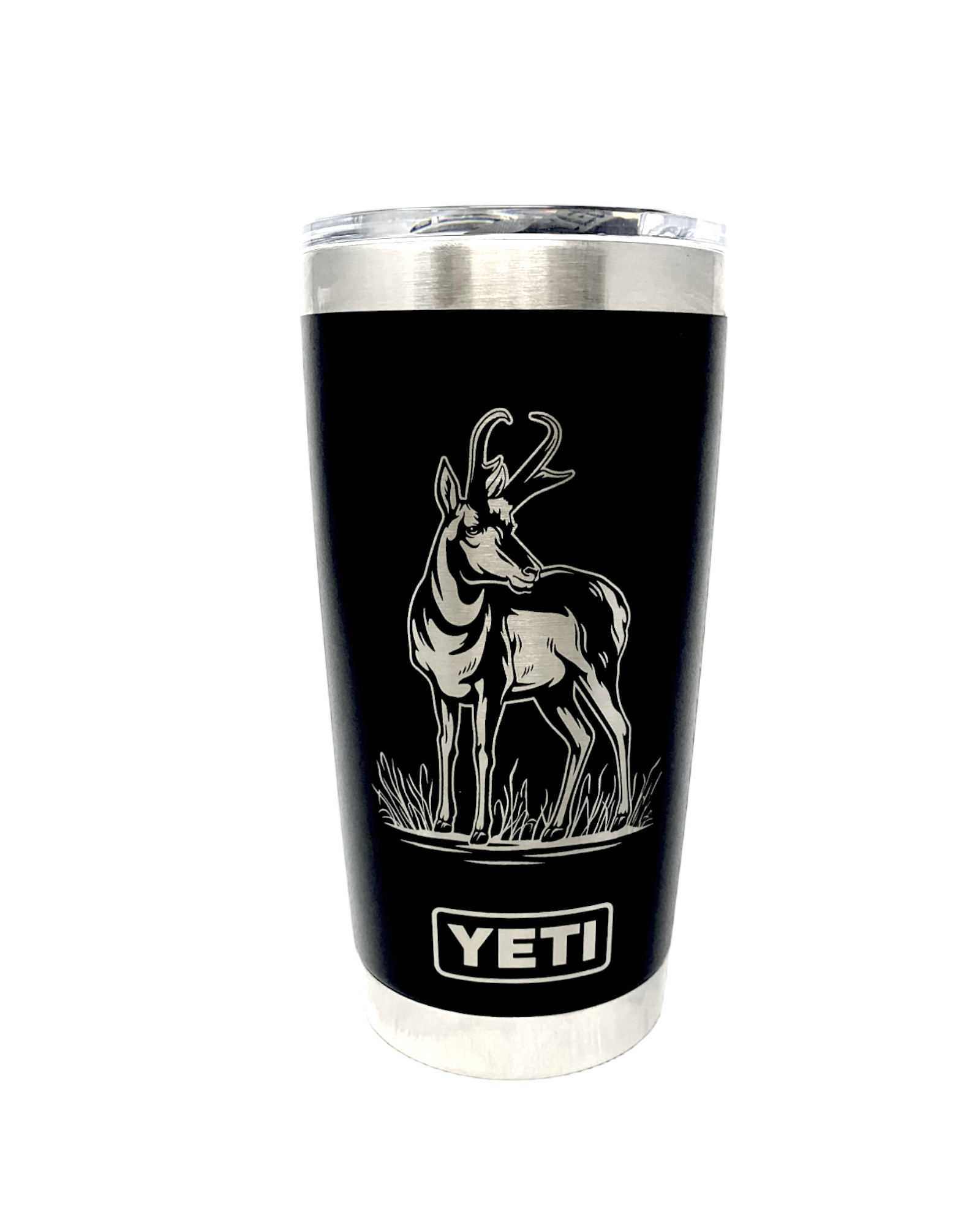 The Pronghorn Antelope Yeti Tumbler gives hunters the ideal outdoor companion.