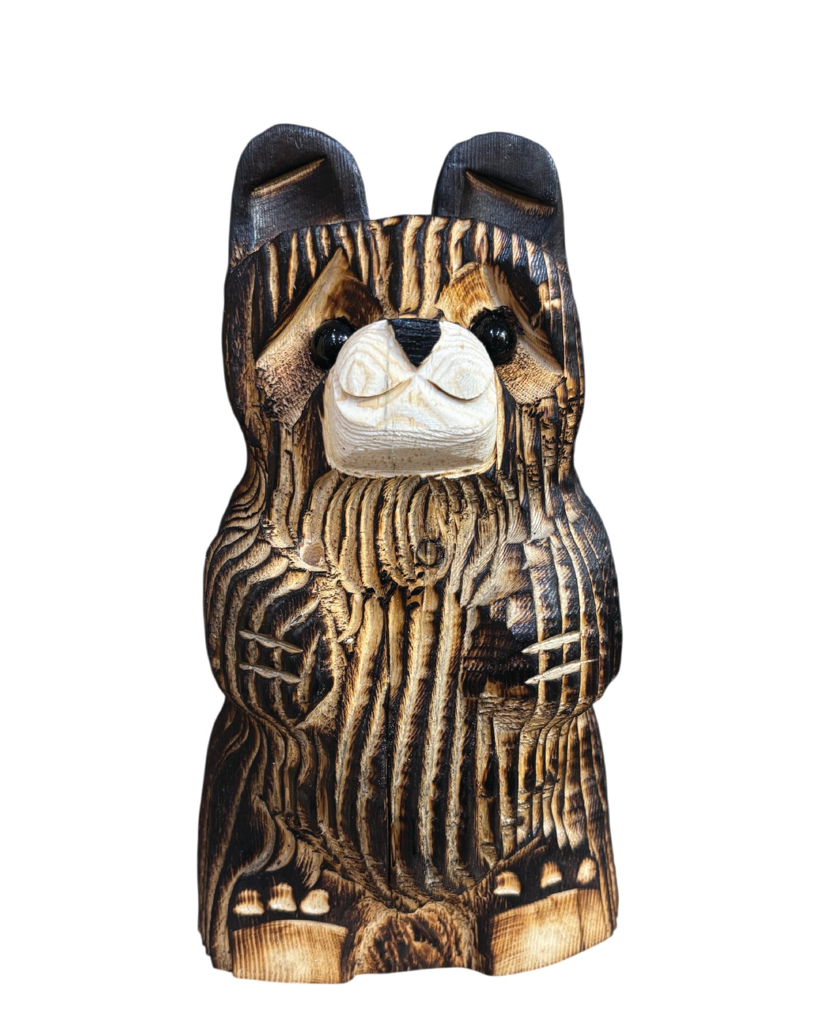 10" Wooden Bear