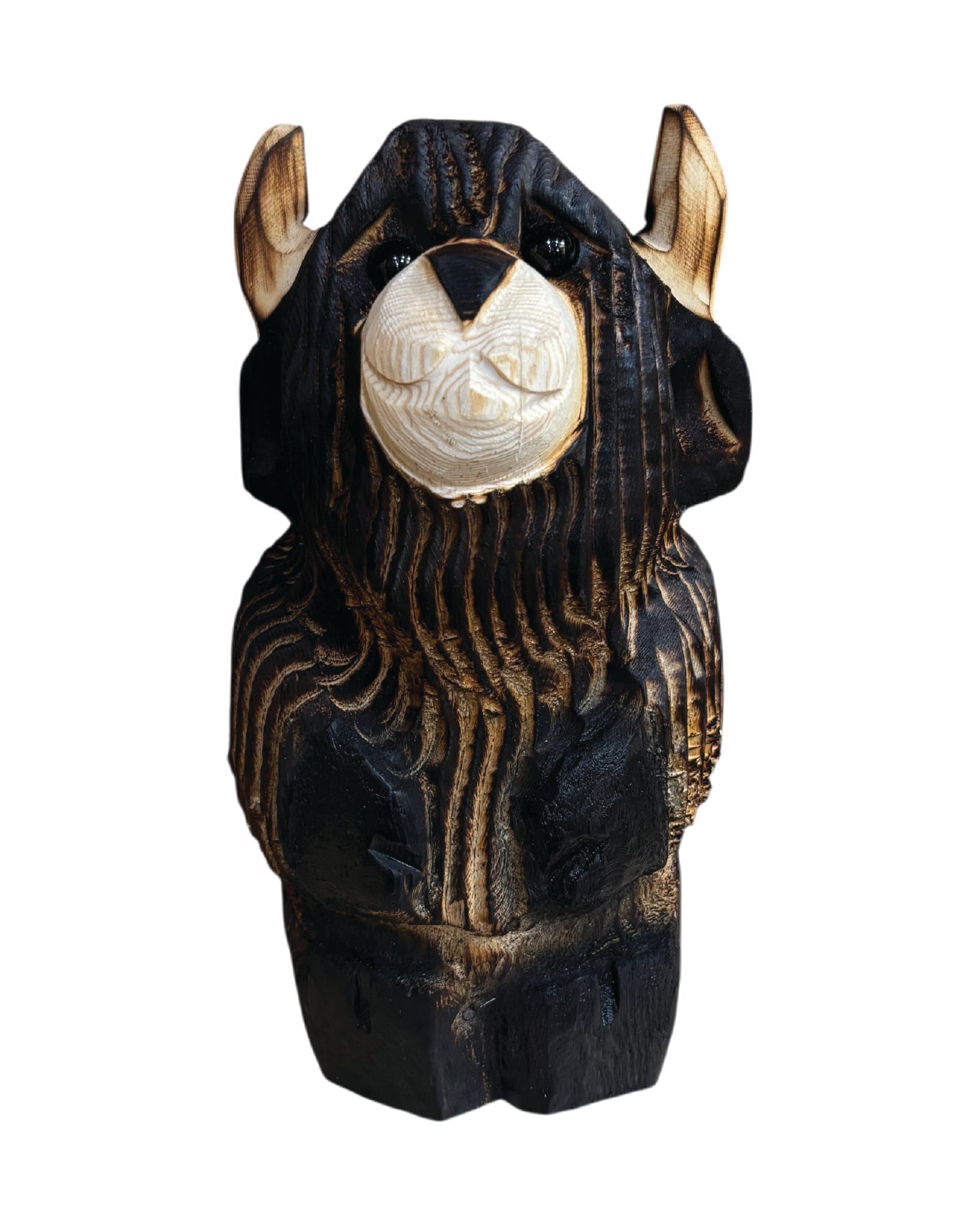 10" Wooden Bison