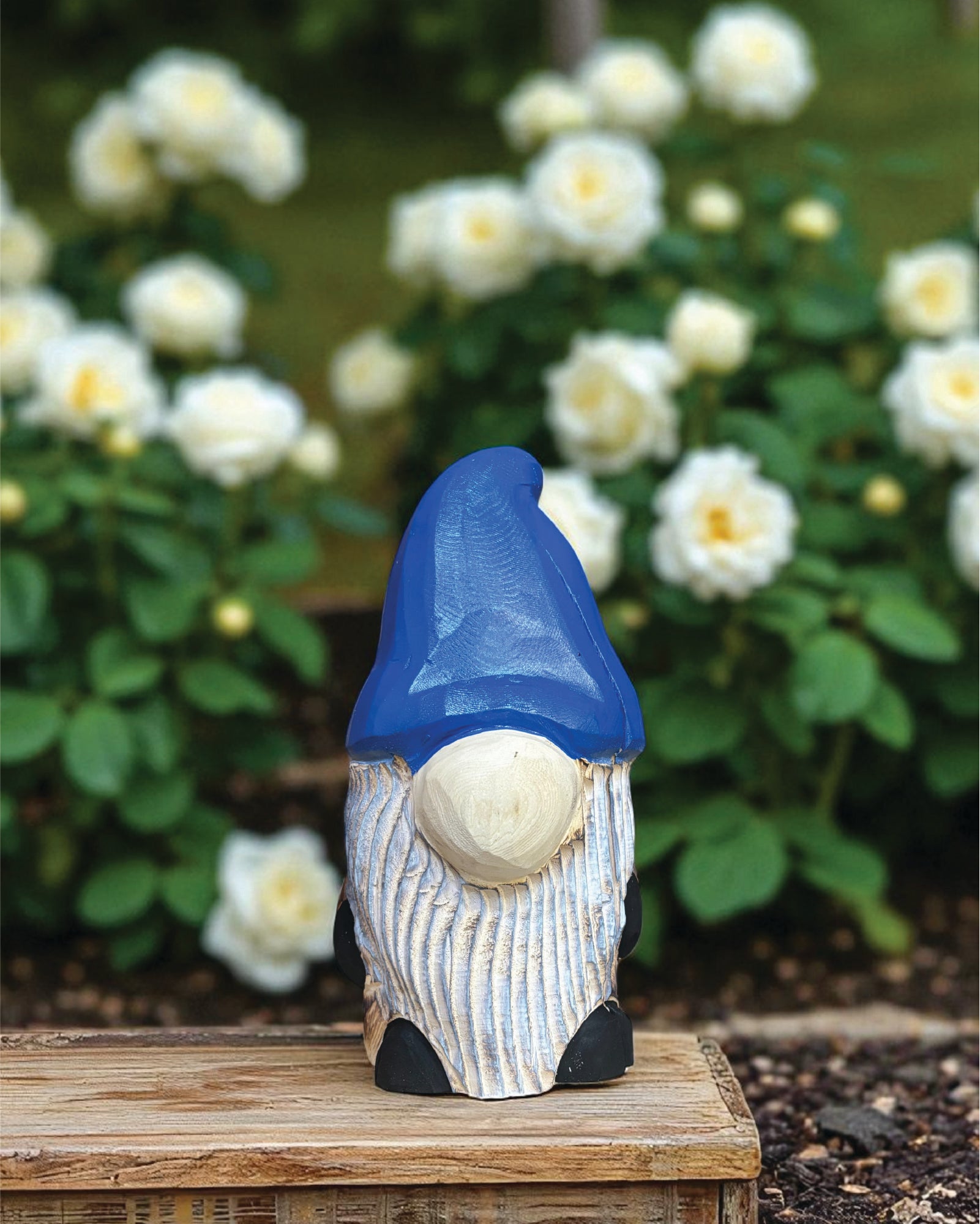 10"  Wooden Gnome