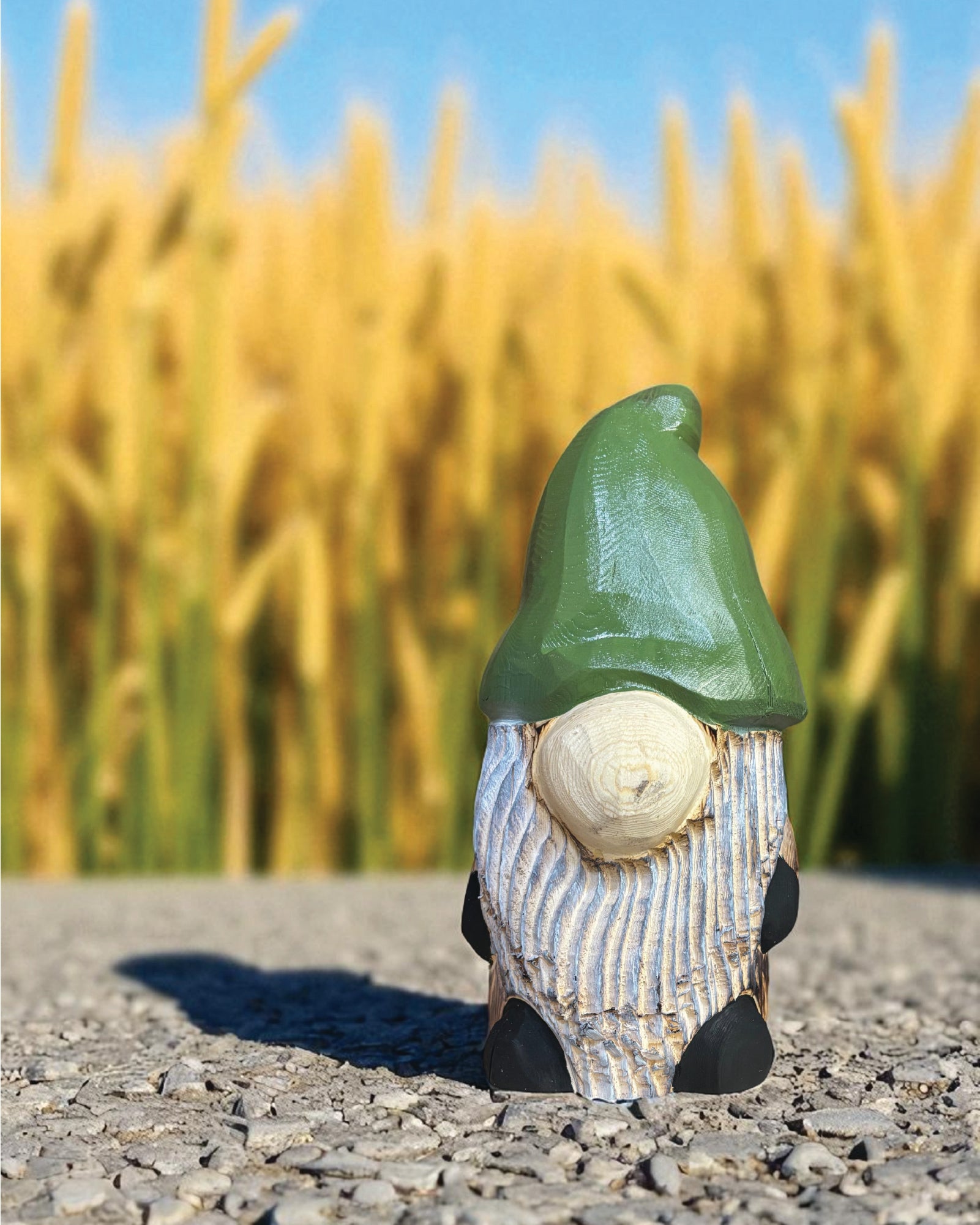 10"  Wooden Gnome