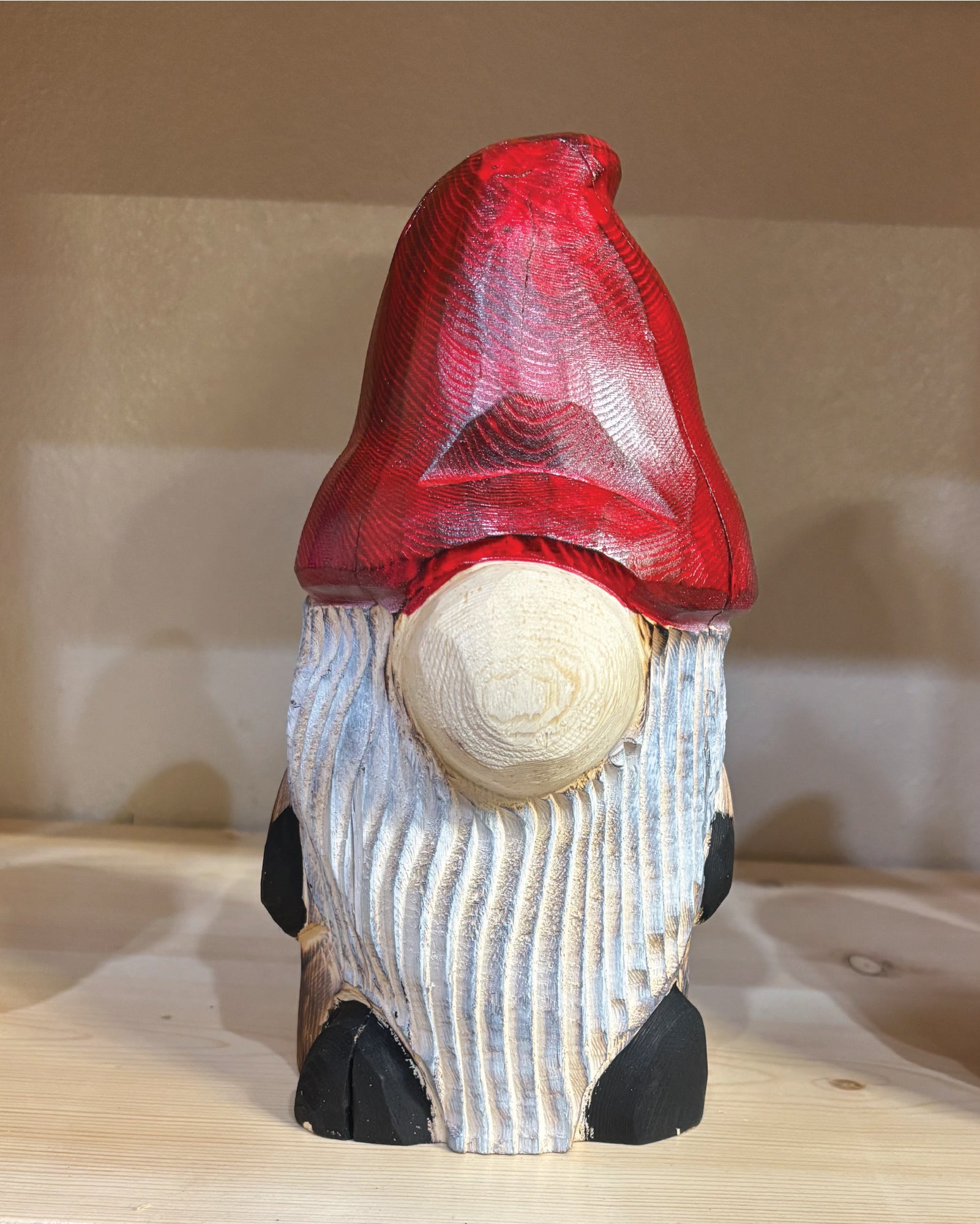 10"  Wooden Gnome