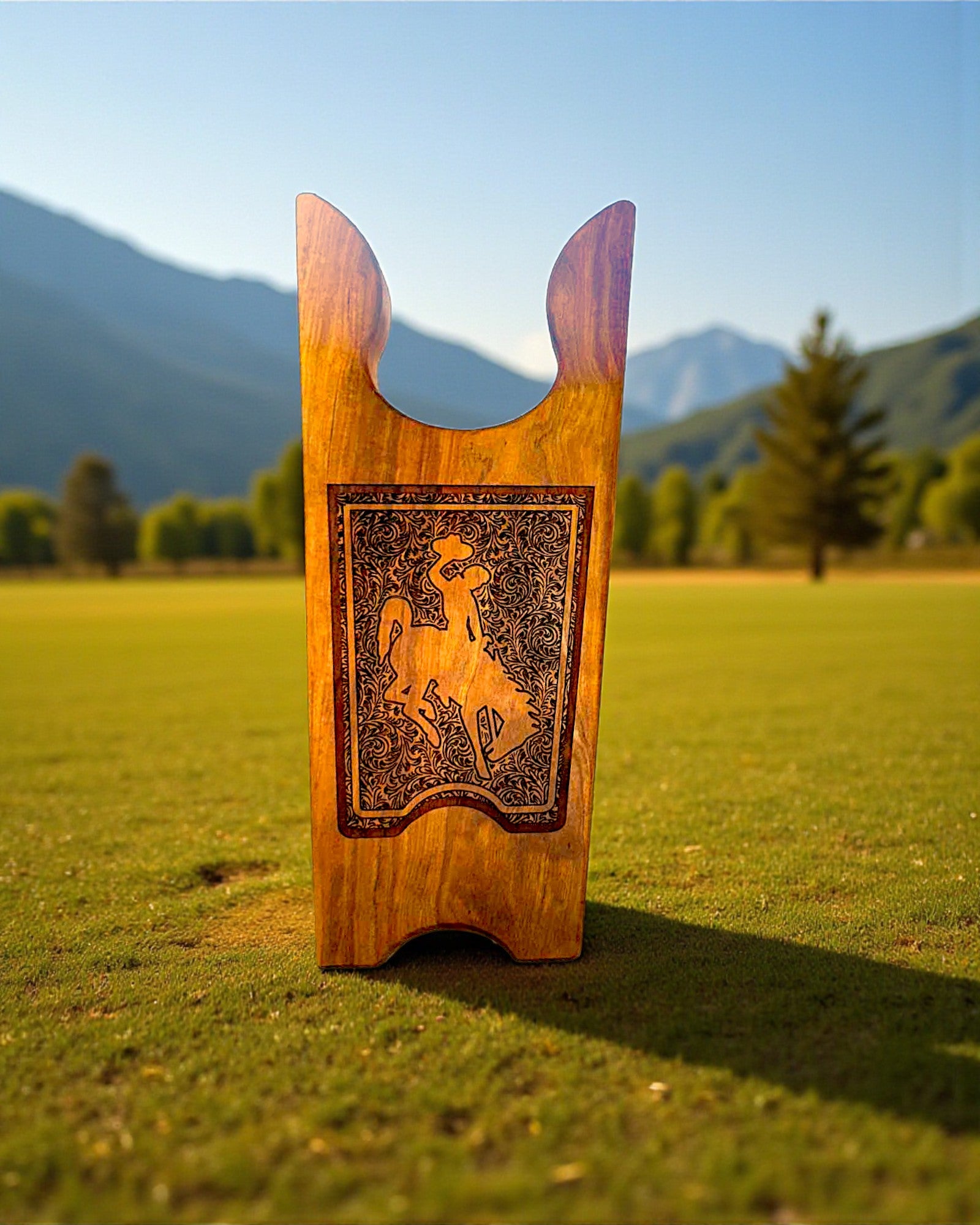 Wyoming Cowboys Boot Jack – Handcrafted at Wind River Outpost