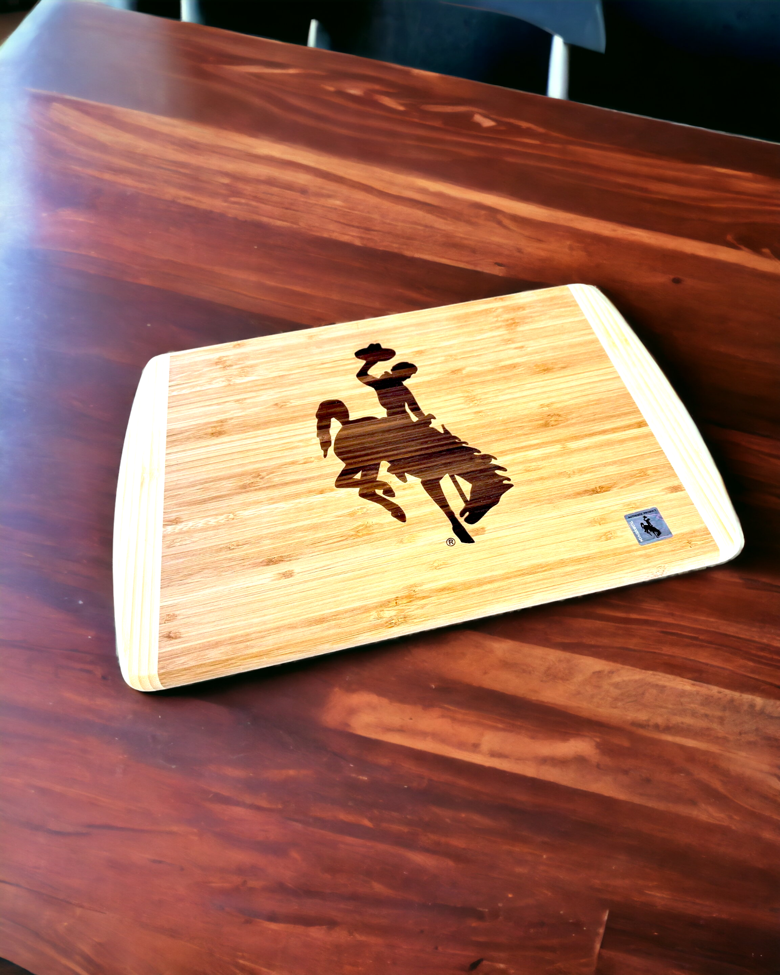 Wyoming Cowboys Bamboo Cutting Board