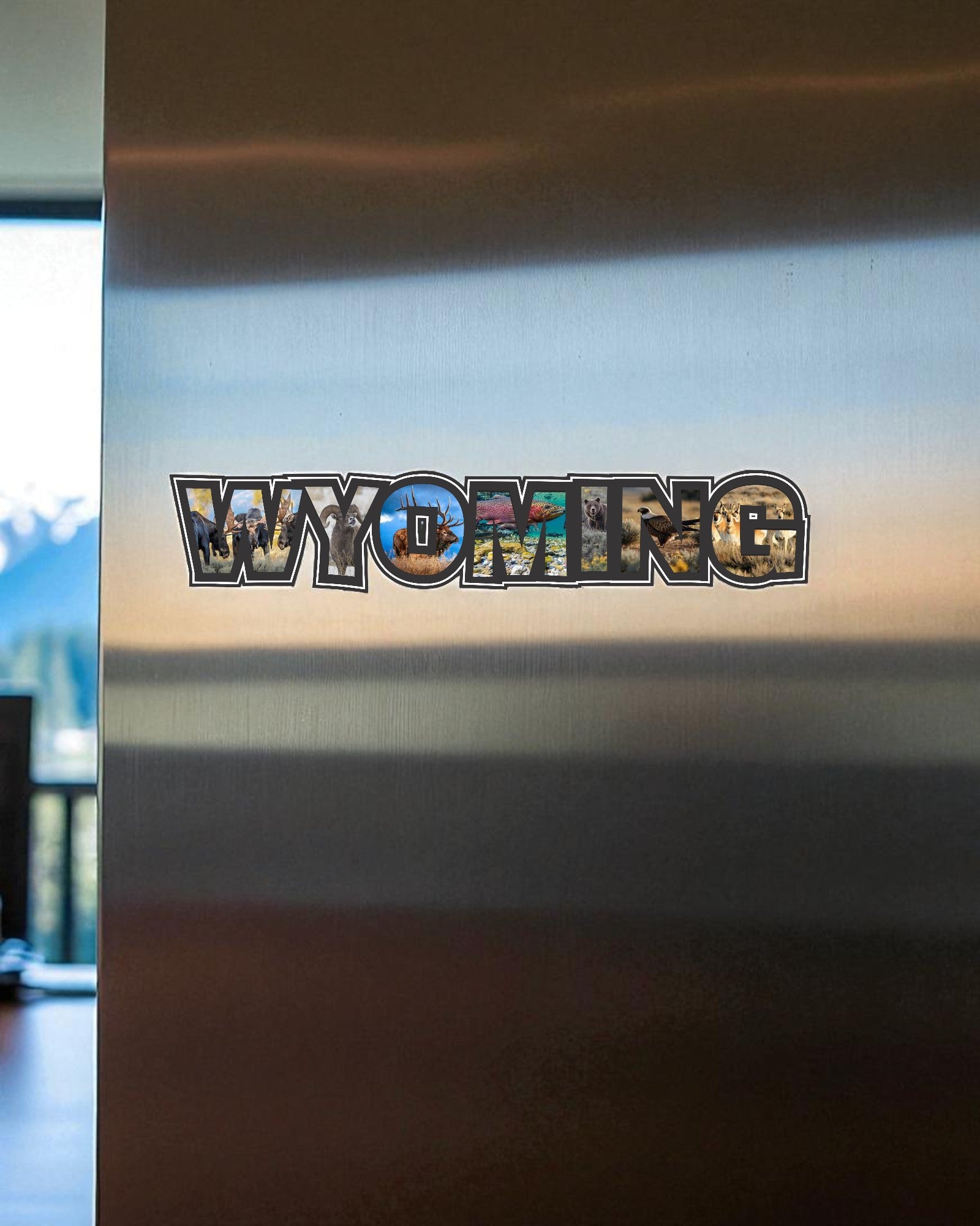 Wyoming Sticker 12"
