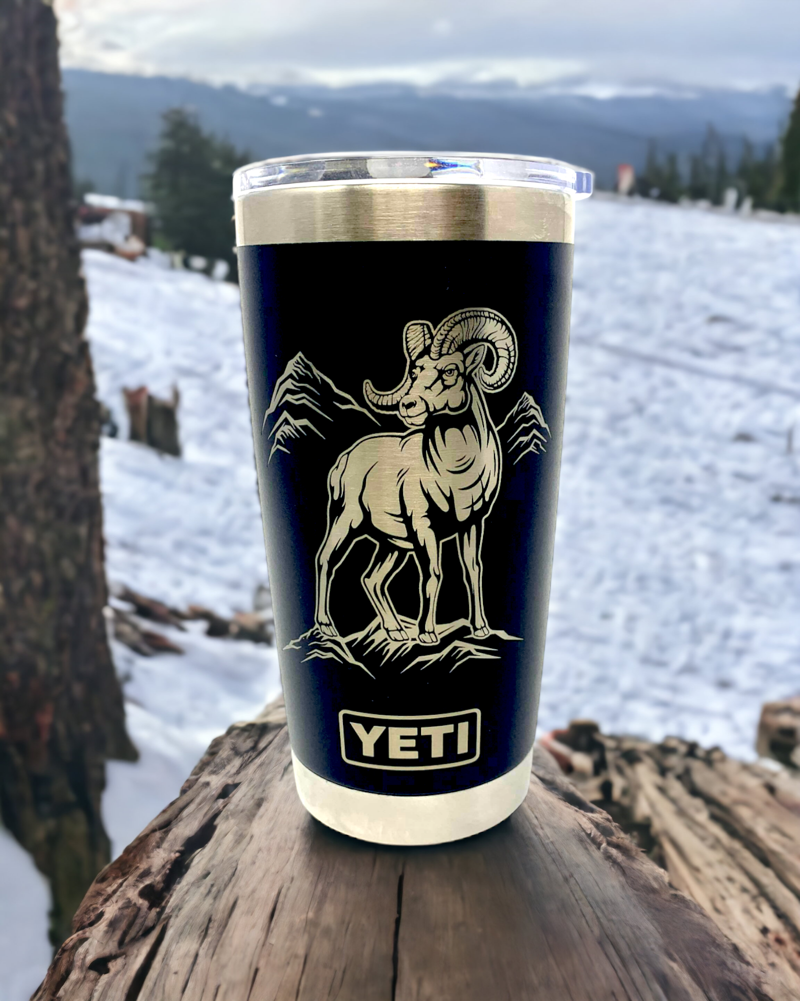 Big Horn Sheep Yeti Tumbler