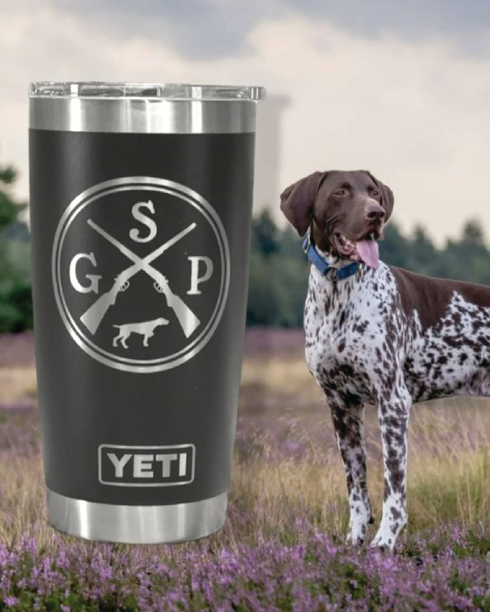 German Shorthaired Pointer Shotgun - Yeti Rambler