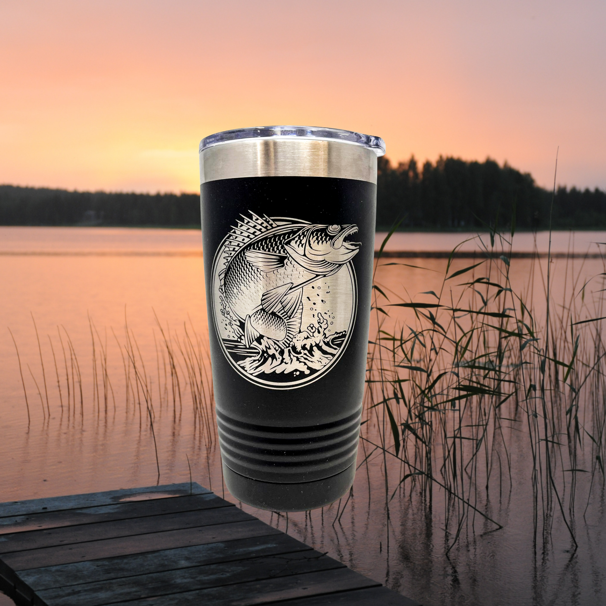 Marlin Fishing Tumbler - Wind River Outpost