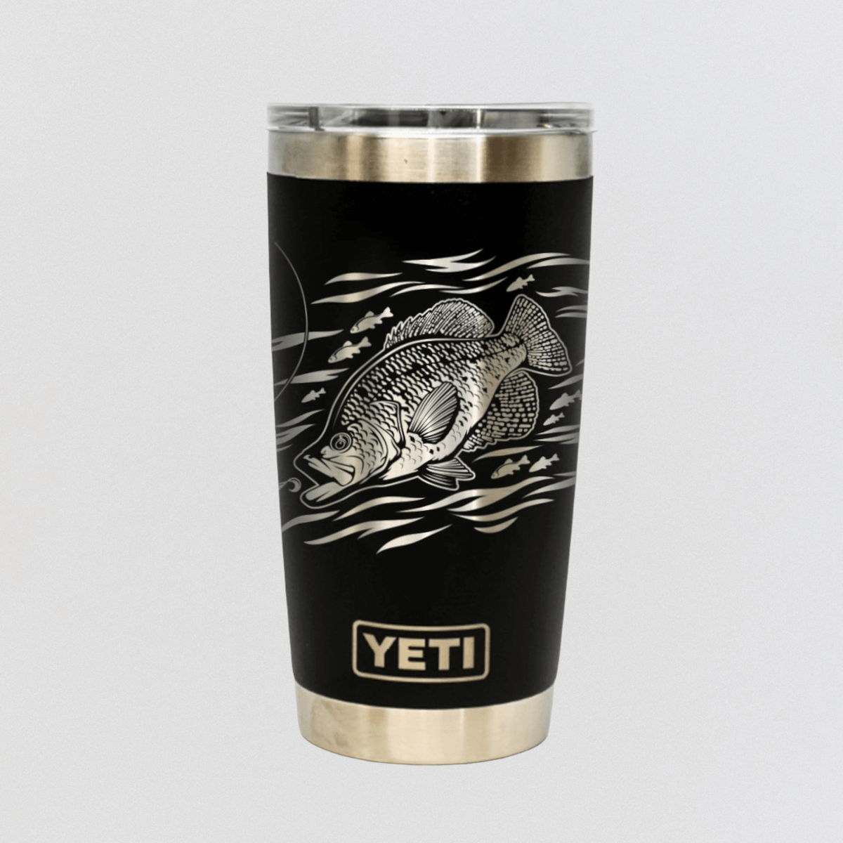 This Crappie Fishing Yeti Rambler is the perfect choice for the avid angler.