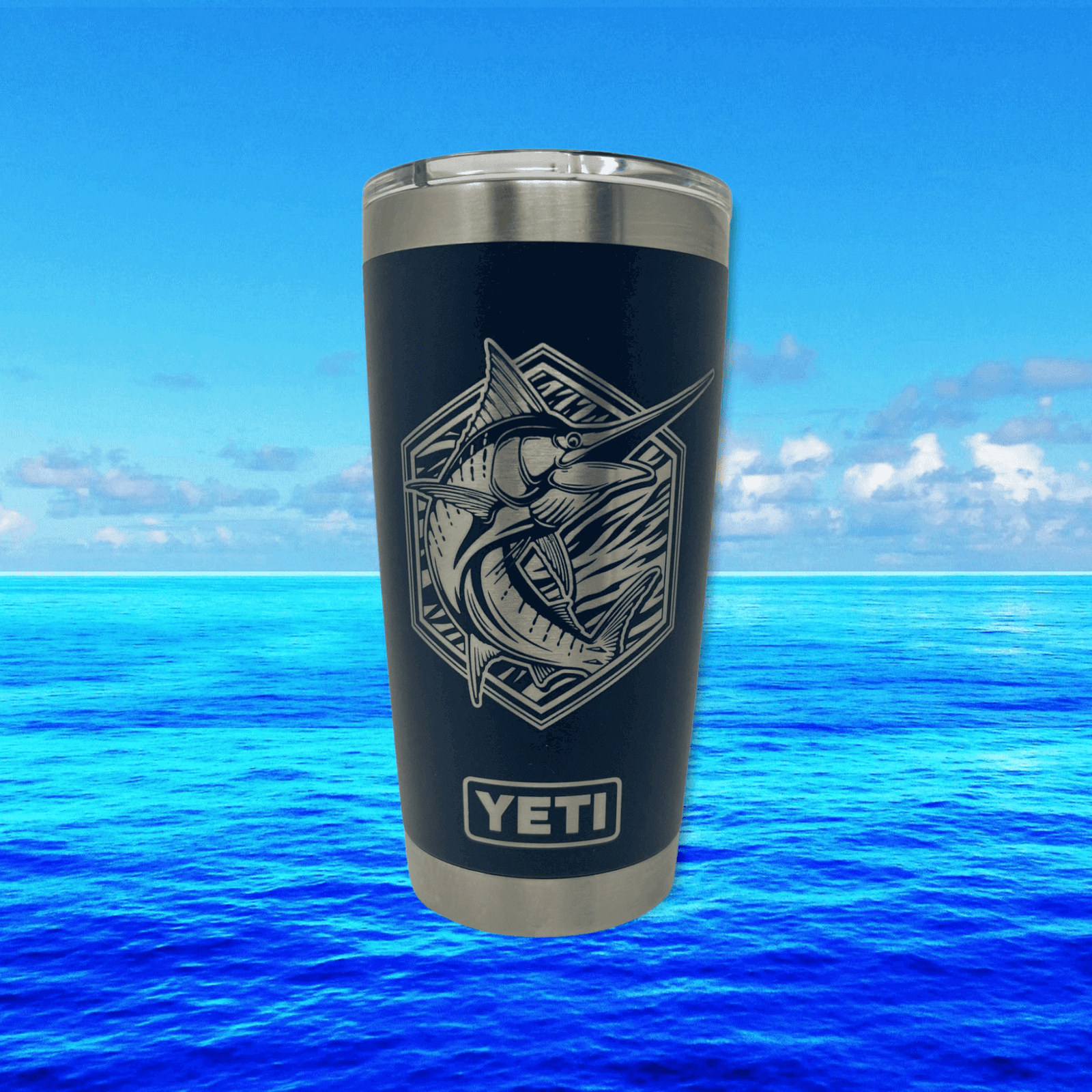 Marlin Fishing Tumbler - Wind River Outpost