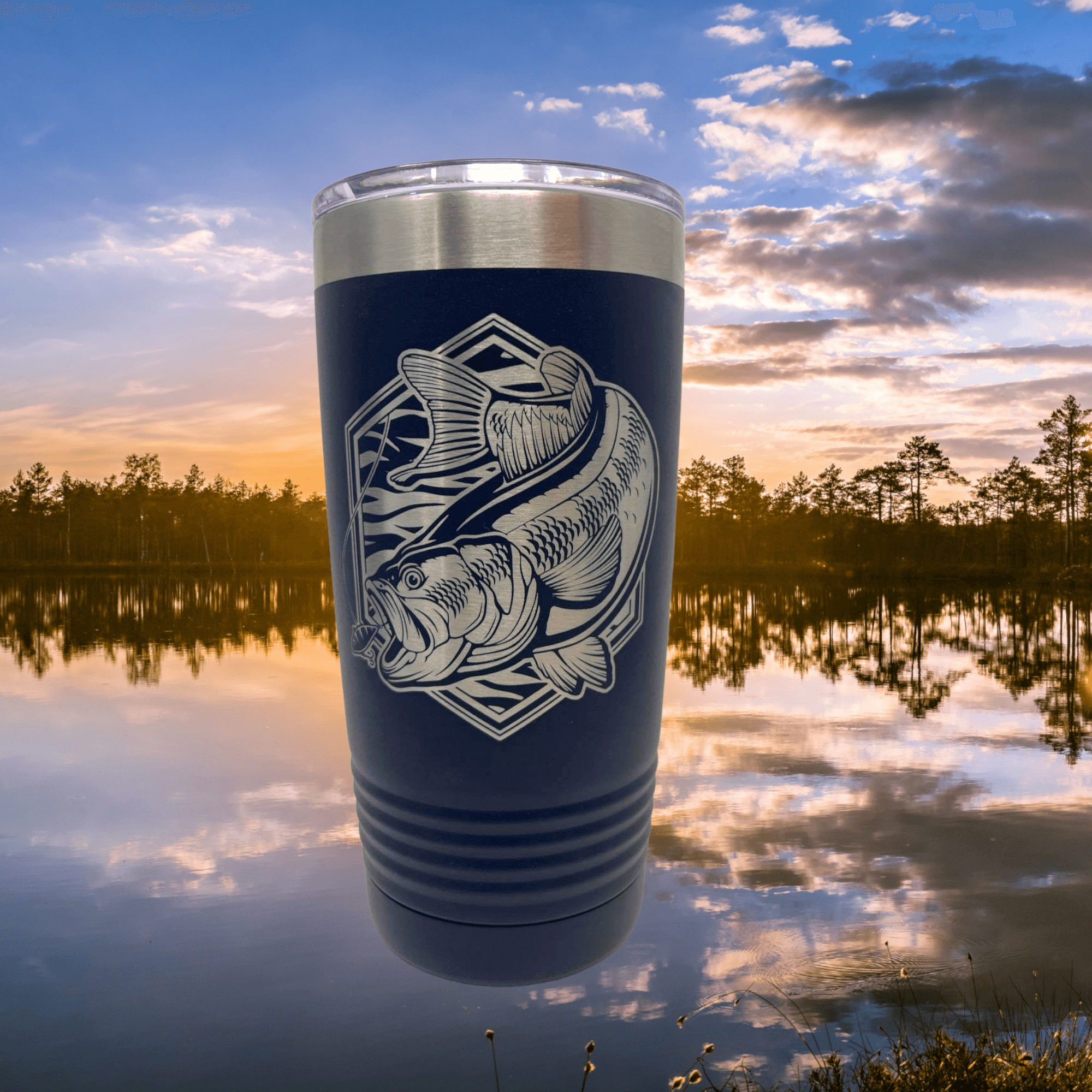 Bass Fishing Tumbler | Wind River Outpost