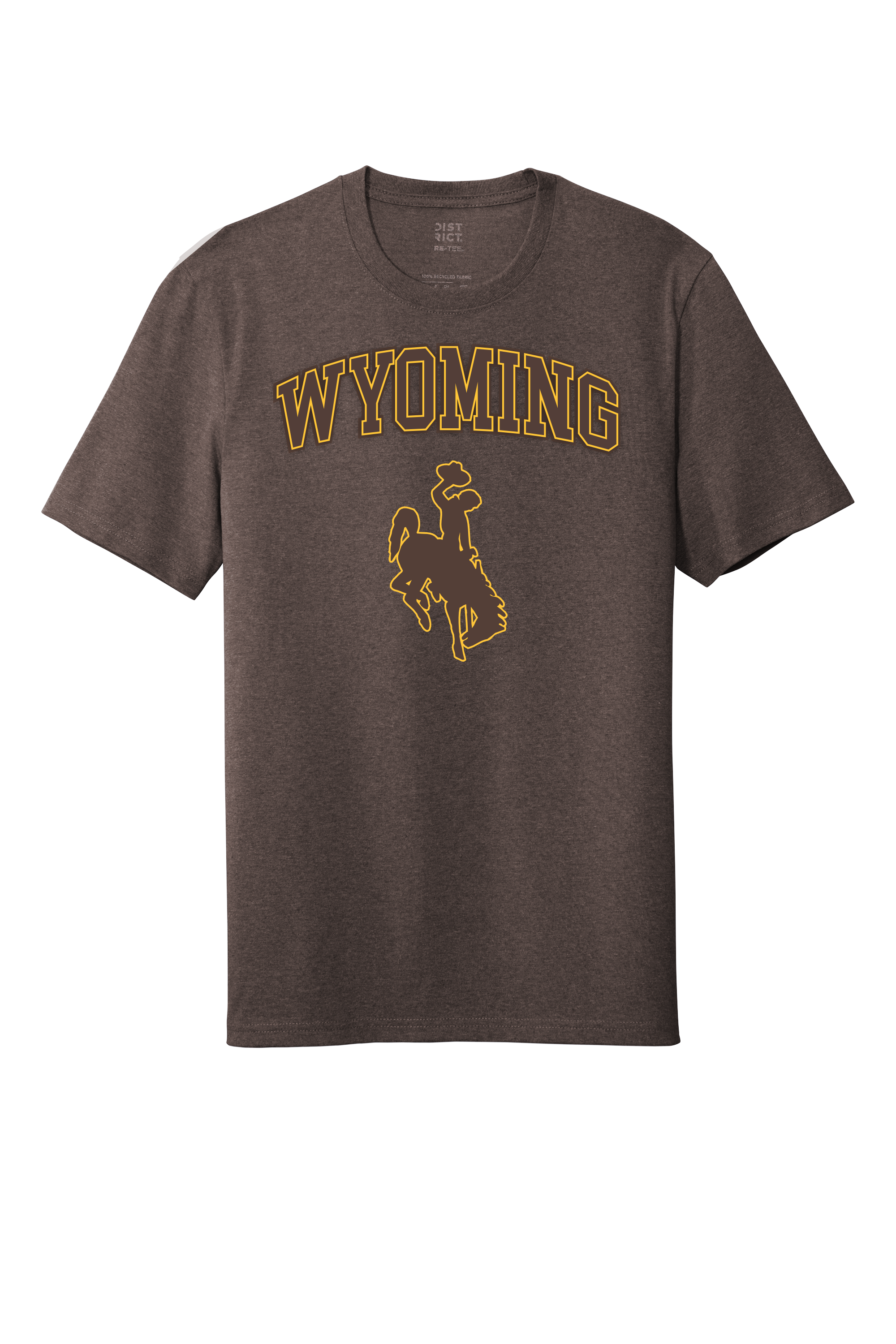  University of Wyoming T-shirt- brown