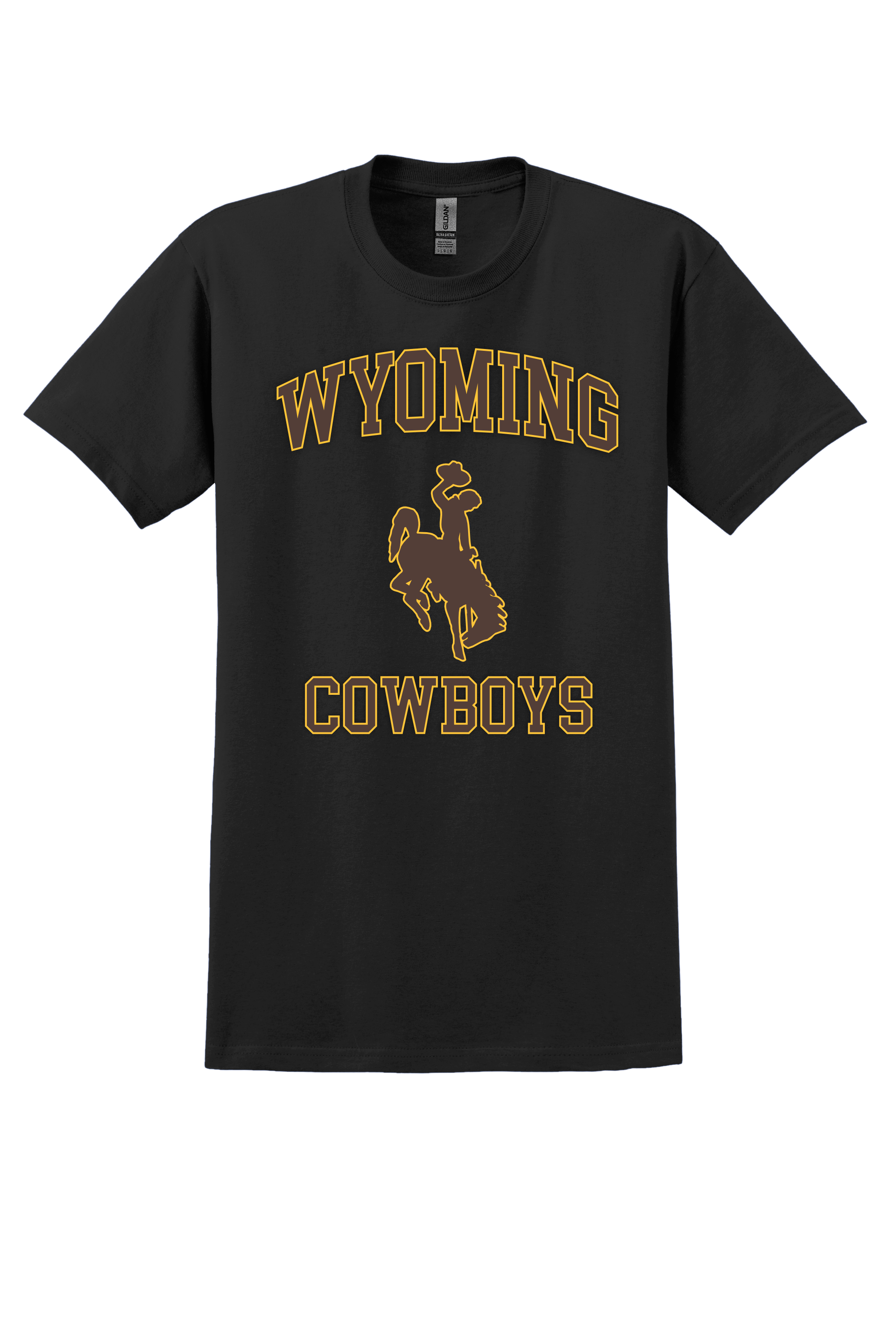 Wyoming Cowboys T-shirt- Black
