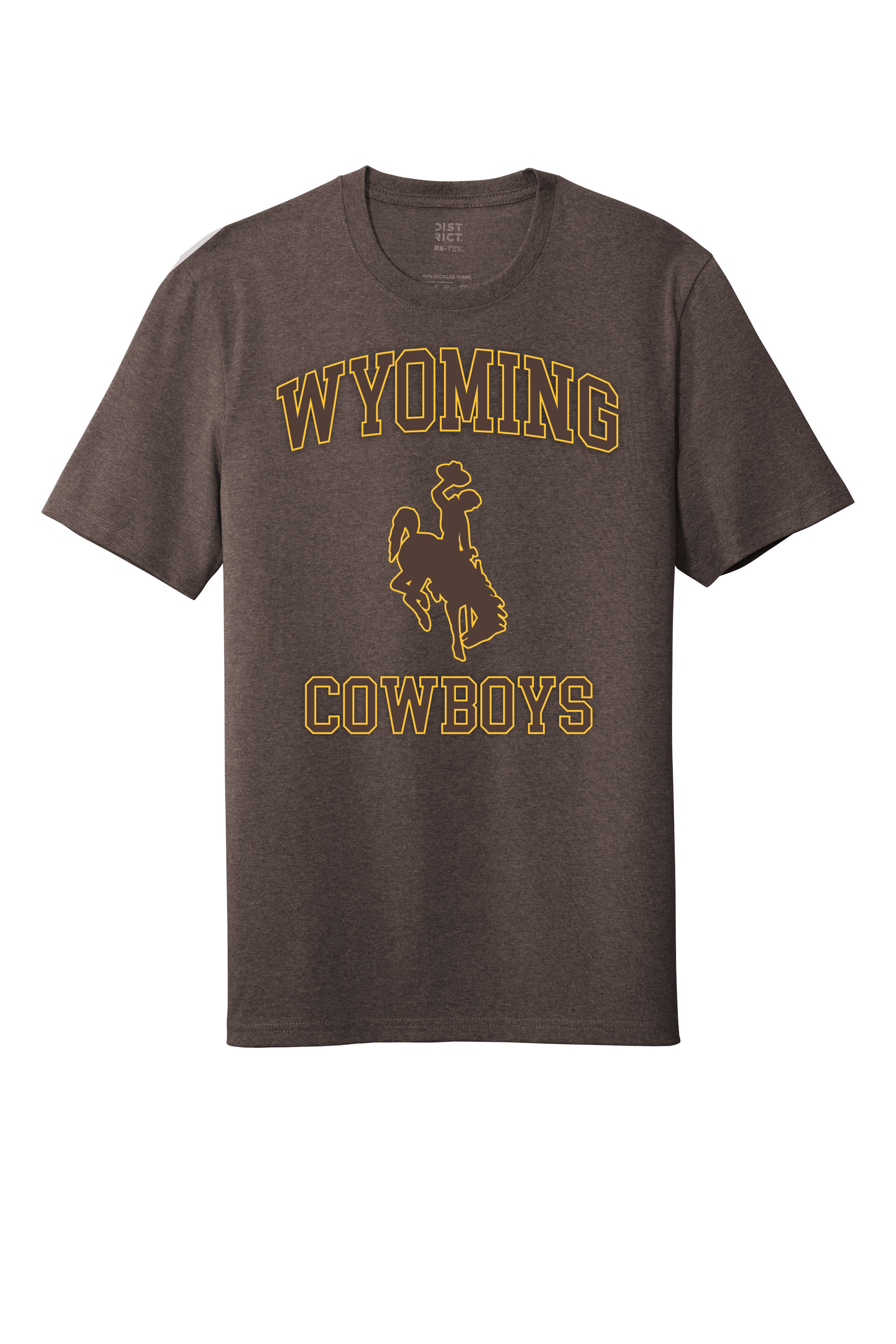 Wyoming Cowboys T-shirt- Brown
