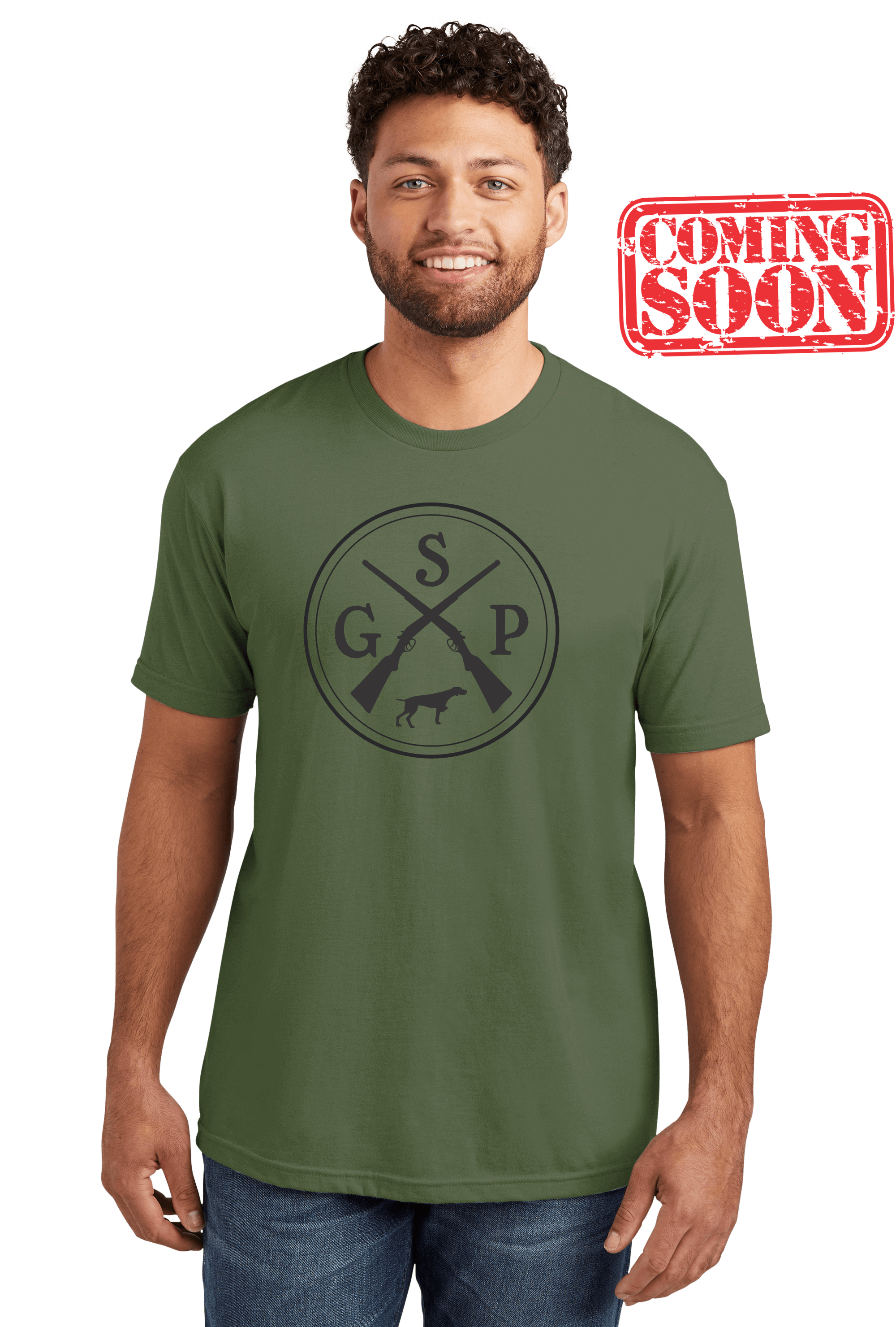 German Shorthaired Pointer T-shirt, GSP T-shirt Large Logo